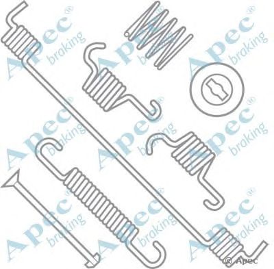 APEC BRAKING kit808 -  Комплектующие, тормозная колодка